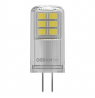 Osram LED PIN 12V Clear 28 non-dim 2.2W/827 G4 bulb | Osram