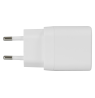 USB-C sieninis įkroviklis DELTACO, 1x USB-C PD 20 W, PPS 25 W, baltas / USBC-AC158 / 1903356