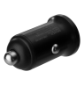 DELTACO USB automobilinis įkroviklis, 2x USB-A 18 W, greitas įkrovimas, viso 36 W juodas USB-CAR128