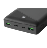 DELTACO power bankas 30000 mAh, 3 A / 18 W, 111 Wh, 2x USB-A, 1x USB-C, / PB-C1002