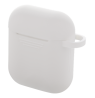 DELTACO „AirPods“ silikono dėklas, baltas / MCASE-AIRPS002