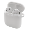 DELTACO „AirPods“ silikono dėklas, baltas / MCASE-AIRPS002
