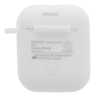 DELTACO „AirPods“ silikono dėklas, baltas / MCASE-AIRPS002