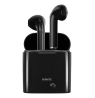 STREETZ True Wireless ausinės, 350 mAh dėklas, Bluetooth 5, juodos / TWS-0007