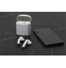 Ausinės STREETZ True Wireless, 350 mAh su dėžute, BT5 baltos / TWS-0008
