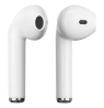 Ausinės STREETZ True Wireless, 350 mAh su dėžute, BT5 baltos / TWS-0008