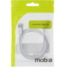 Kabelis MOB:A USB-A - Lightning 2.4A, 1m, baltas / 383203