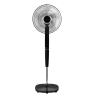 „Nordic Home Floor“ ventiliatorius su nuotolinio valdymo pultu, 40 cm, žemas triukšmo lygis, laik