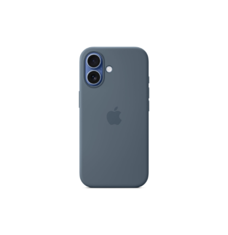 Apple iPhone 17 Silicone Case with MagSafe - Anchor Blue | Apple