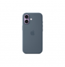Apple iPhone 17 Silicone Case with MagSafe - Anchor Blue | Apple