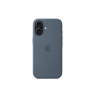 Apple iPhone 17 Silicone Case with MagSafe - Anchor Blue | Apple