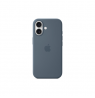 Apple iPhone 17 Silicone Case with MagSafe - Anchor Blue | Apple