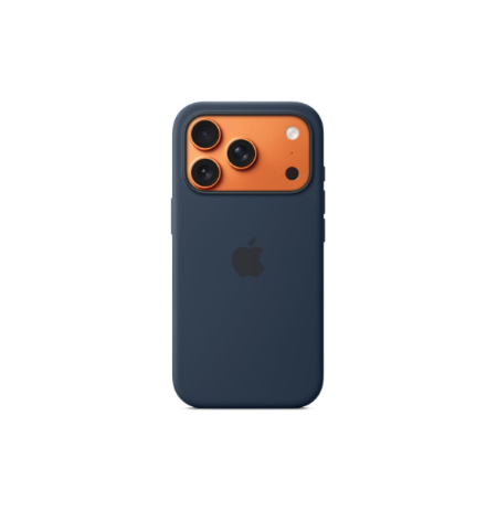 Apple iPhone 17 Pro Silicone Case with MagSafe – Midnight | Apple