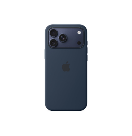 Apple iPhone 17 Pro Max Silicone Case with MagSafe – Midnight | Apple