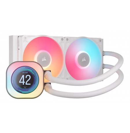 Corsair iCUE LINK TITAN 240 RX LCD Processor All-in-one liquid cooler 12 cm White 1 pc(s)