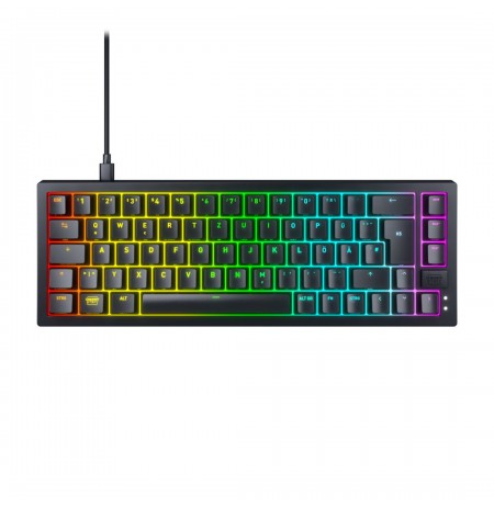 CHERRY K5V2 Compact keyboard Gaming USB QWERTZ German Black
