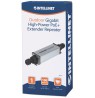 Intellinet Outdoor Gigabit High-Power PoE+ Extender Repeater, IEEE 802.3at/af Power over Ethernet (PoE+/PoE), Extends Range up