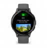 Garmin Venu 3S 3.05 cm (1.2") AMOLED 41 mm Digital 390 x 390 pixels Touchscreen Grey Wi-Fi GPS (satellite)