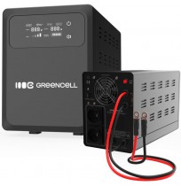 GREEN CELL AVR UPS Uninterruptible Power Supply 1200VA 800W PowerCore 12 VDC without batteries