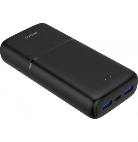 Išorinė baterija DELTACO 20 000 mAh, 2 x USB-A 18 W, 1 x USB-C PD 20 W / PB-C1008