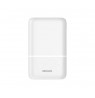 Išorinė baterija DELTACO 10 000 mAh, 2x USB-A, 1x USB-C, balta / PB-C1005