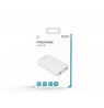 Išorinė baterija DELTACO 10 000 mAh, 2x USB-A, 1x USB-C, balta / PB-C1005