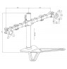iiyama The DS1002D-B1 is a desk mount stand for two flat screens up to 30”