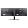 iiyama The DS1002D-B1 is a desk mount stand for two flat screens up to 30”