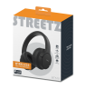 Bluetooth triukšmą slopinančios ausinės STREETZ, juodos / BT510-BLK / 6612087