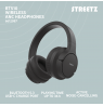 Bluetooth triukšmą slopinančios ausinės STREETZ, juodos / BT510-BLK / 6612087