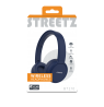BT210 Bluetooth ausinės STREETZ, sulankstomos, mėlynos, su mikrofonu / BT210-BLU / 6612093