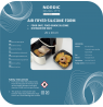 Air Fryer silikoninė kepimo forma NORDIC QUALITY, 20cmx20cm / GS1024 / 8272003