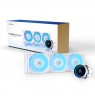 Chieftec CLC-360-RGB-W computer cooling system Computer case All-in-one liquid cooler 12 cm White