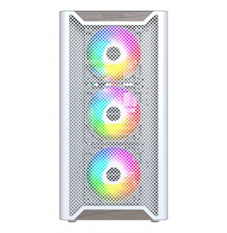 PC Case Montech XR, Midi-Tower, ATX, ARGB, White