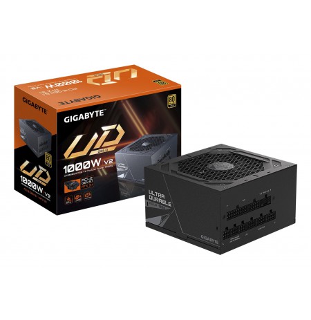 GIGABYTE UD1000GM PG5 V2 Power Supply Unit- PCIe Gen 5.1, 80 PLUS Gold, Fully Modular Design, 120mm Fan, ATX 3.1 compatible, EU
