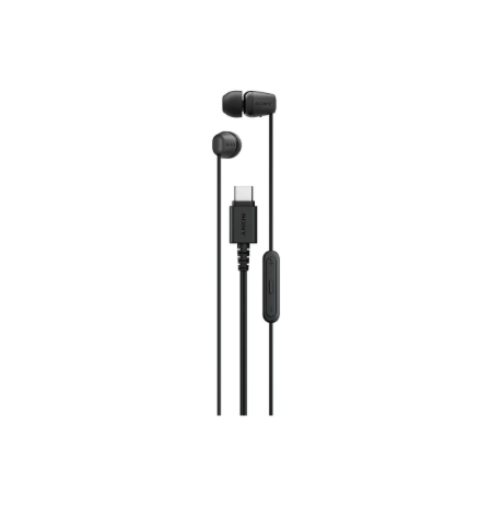 Sony IER‑EX15C USB‑C Wired Earbuds with Mic, Black | Sony