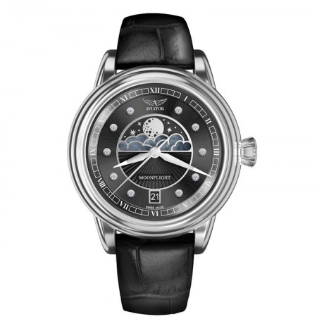 AVIATOR Douglas Moonflight Silver Diamonds Edition V.1.33.0.381.4