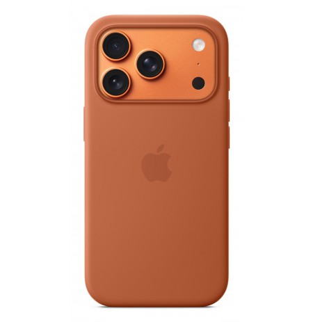 Apple iPhone 17 Pro Silicone Case with MagSafe – Orange