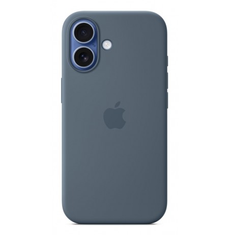 Apple iPhone 17 Silicone Case with MagSafe – Anchor Blue