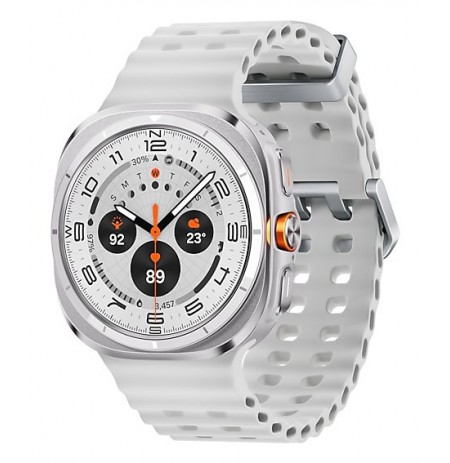 Samsung Galaxy Watch Ultra 3.81 cm (1.5") AMOLED 47 mm Digital 480 x 480 pixels Touchscreen 4G Titanium, White Wi-Fi GPS