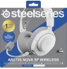 Steelseries Arctis Nova 3P Headset Wireless Head-band Music/Everyday Bluetooth White
