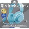 Steelseries Arctis Nova 3P Headset Wireless Head-band Music/Everyday Bluetooth Aqua colour