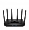 Cudy WR11000 wireless router 2.5 Gigabit Ethernet Tri-band (2.4 GHz / 5 GHz / 6 GHz) Black