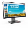 Lenovo ThinkVision P24QD-40 LED display 60.5 cm (23.8") 2560 x 1440 pixels Quad HD LCD Black