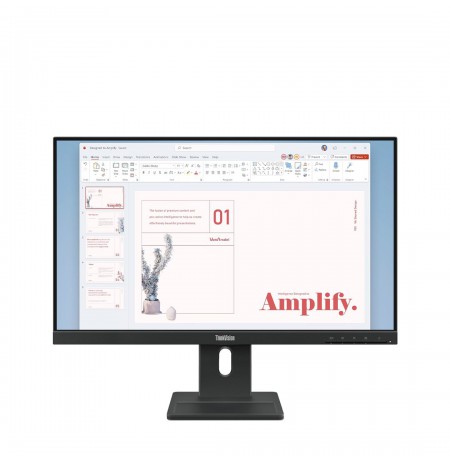 Lenovo ThinkVision E24-40 LED display 60.5 cm (23.8") 1920 x 1080 pixels Full HD LCD Black