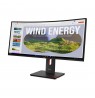 Lenovo ThinkVision T34WD-40 LED display 86.4 cm (34") 3440 x 1440 pixels Wide Quad HD Black