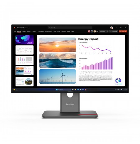 Lenovo ThinkVision P24Q-40 LED display 60.5 cm (23.8") 2560 x 1440 pixels Quad HD LCD Black