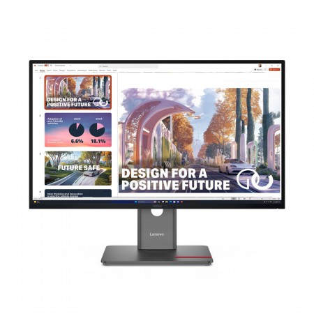 Lenovo ThinkVision P27QD-40 LED display 68.6 cm (27") 2560 x 1440 pixels Wide Quad HD Black