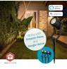 Nedis ZBLOS10RGBW3 outdoor lighting Outdoor ground lighting LED 9 W G