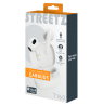Belaidės ausinės STREETZ, baltos / T160-WHT / 6612076